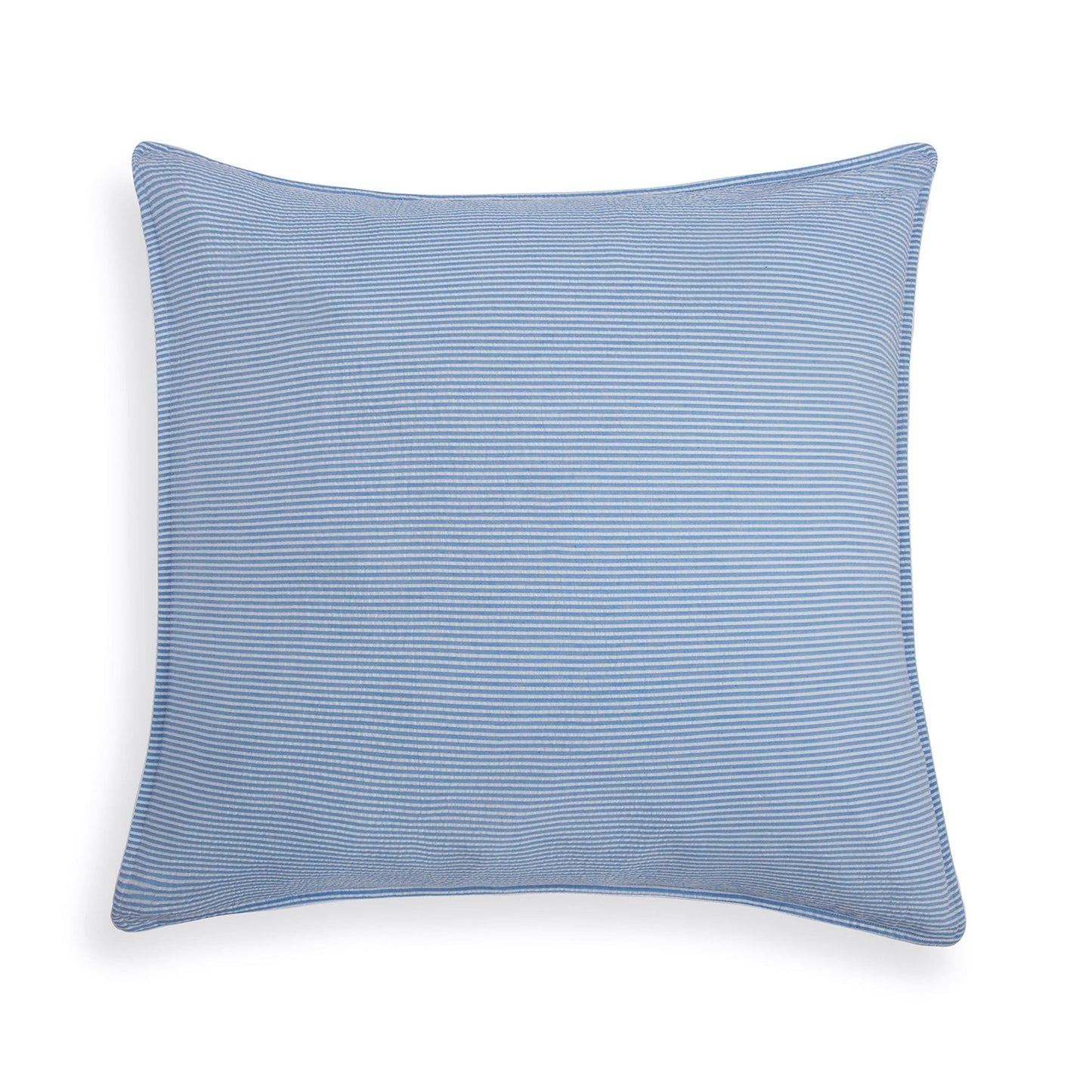 Blue (Seersucker)|1 Euro Sham